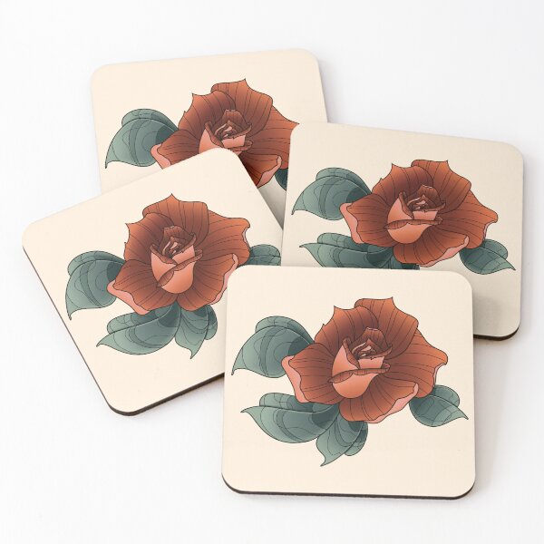 Item preview, Neo-Trad Rose designed and sold by Rebekah Mae.