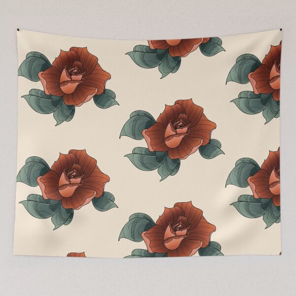 Item preview, Neo-Trad Rose designed and sold by Rebekah Mae.