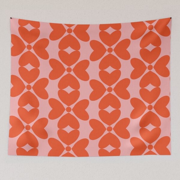 Item preview, Love Heart Flower Tile designed and sold by GoodGoodCompany.