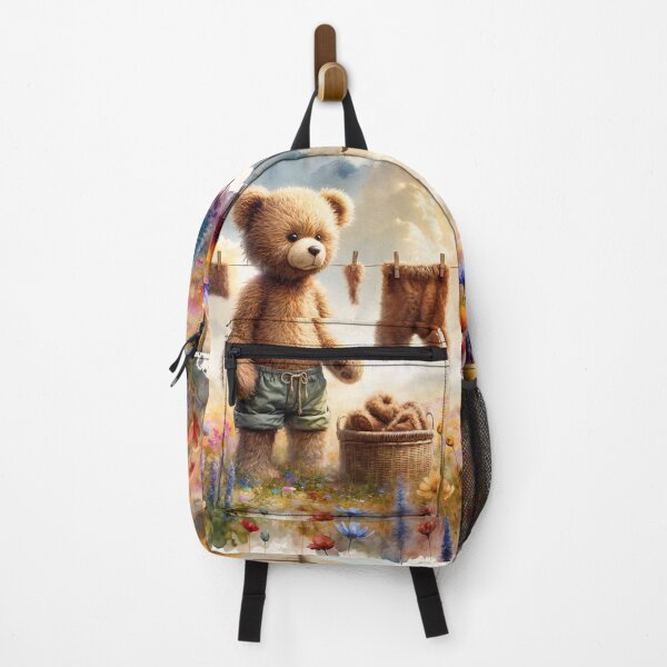 Item preview, Teddy Doing the Washing designed and sold by M-Y-A-R-T-.