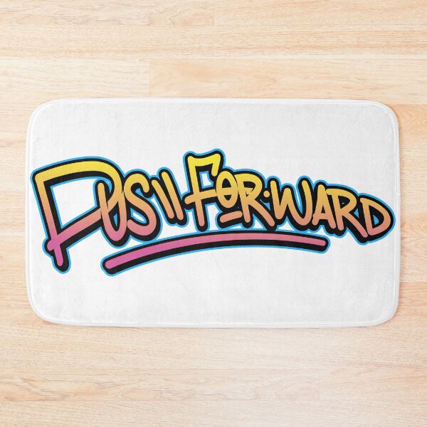 Item preview, Push Forward Graffiti Sticker – Motivational Urban Art for Progress designed and sold by PigpanStickerrr.