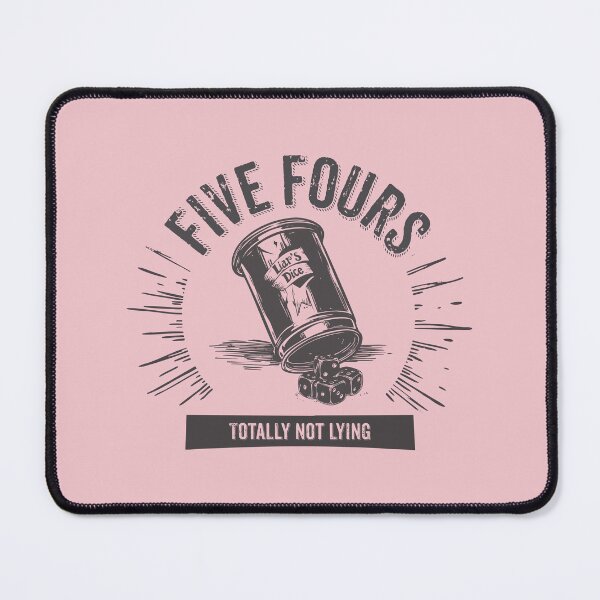 Item preview, Five Fours (Totally not lying) designed and sold by EdvvinStudios.