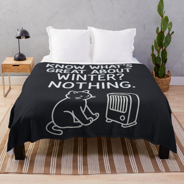Item preview, Funny Winter Hater Cat Heater  designed and sold by HowToCanadian.
