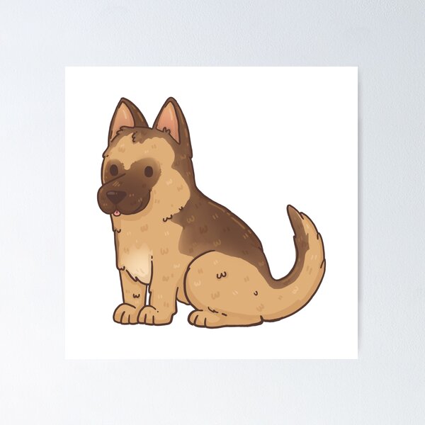 Item preview, Cute German Shepperd doggy! designed and sold by Monkey-Bar.