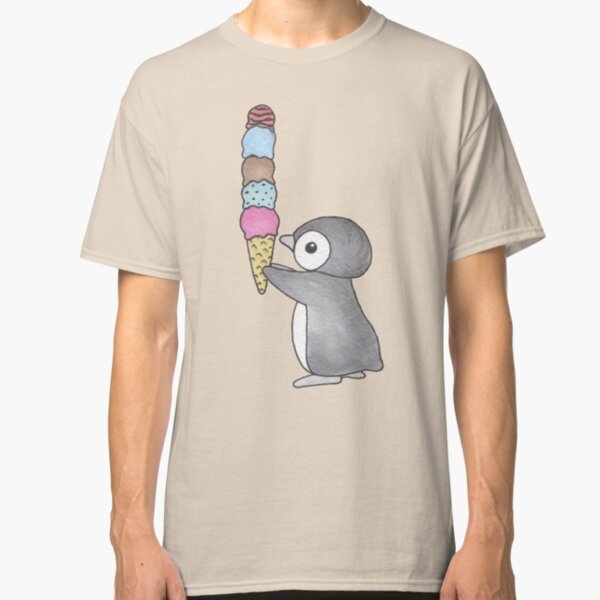 Ice Cream Penguin Classic T-Shirt