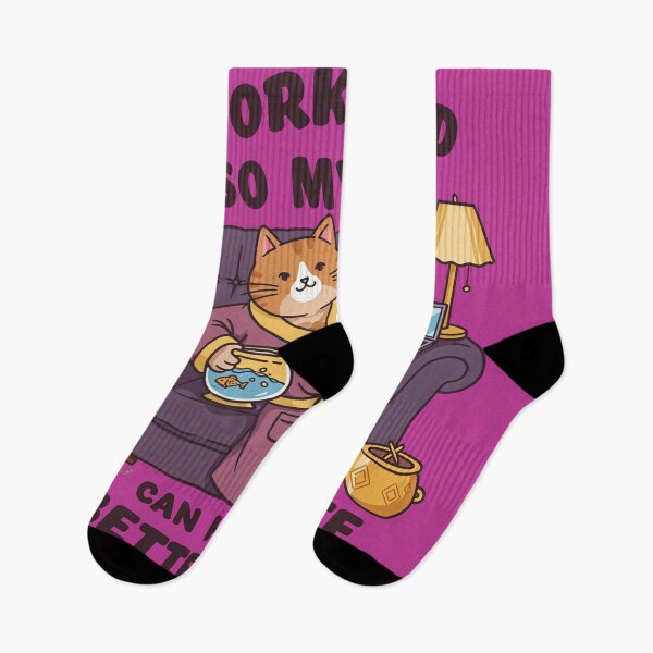Item preview, I Work Hard So My Cat Can Have a Better Life Shirt – Funny Pet Parent Tee – Cat Lover Work designed and sold by Collision19.