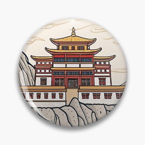 Item preview, The Hanging Monastery designed and sold by likbatonboot.