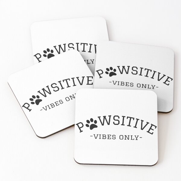 Item preview, Pawsitive Vibes Only – Minimalist Pet Lover  designed and sold by -justb-.