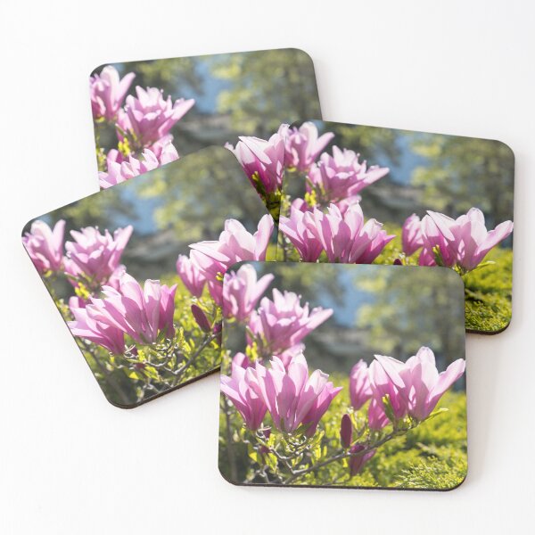 Item preview, Happy Pink Magnolia Blossoms Celebrating Spring designed and sold by Georgia Mizuleva.
