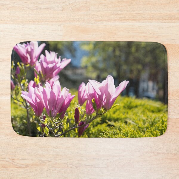 Item preview, Happy Pink Magnolia Blossoms Celebrating Spring designed and sold by Georgia Mizuleva.