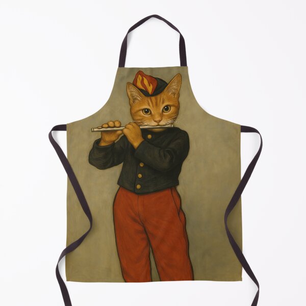 Aperçu de l'œuvre Le Chat Fifre – Oeuvre parodique d’Édouard Manet créée et vendue par iamwonderkitty.
