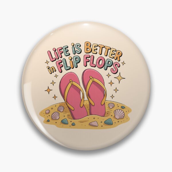 Item preview, LIFE IS BETTER IN FLIP FLOPS designed and sold by 123ks.