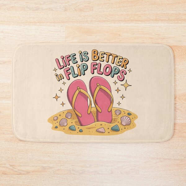 Item preview, LIFE IS BETTER IN FLIP FLOPS designed and sold by 123ks.