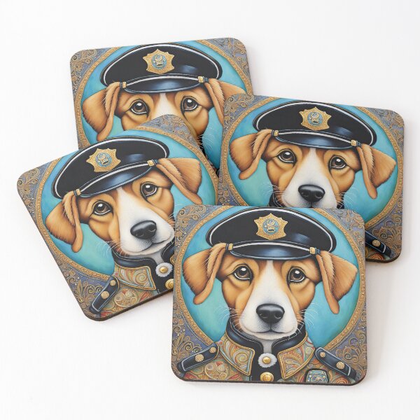 Item preview, Puppy as a policeman designed and sold by Colin Bentham.