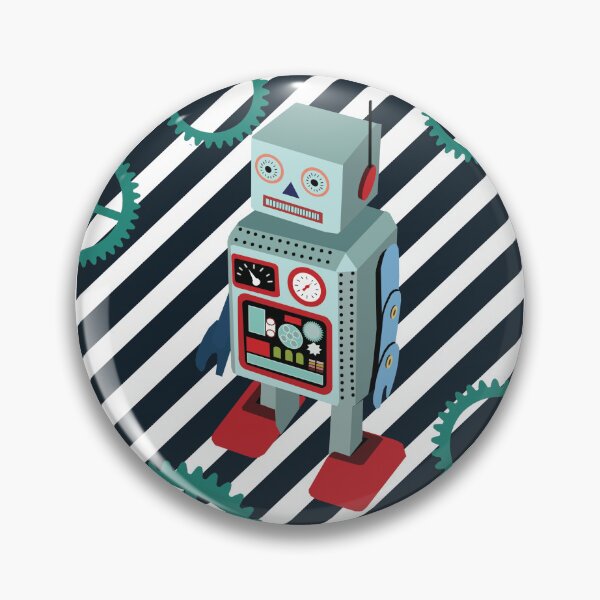 Item preview, Vintage robot toy pop culture designed and sold by jeepereiraillustration.