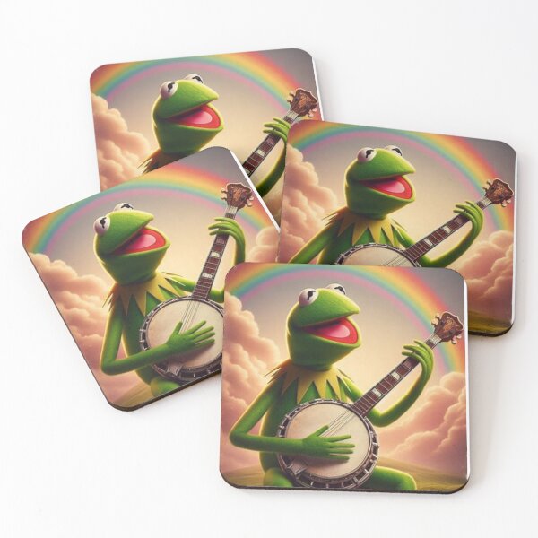 Item preview, Cute Kermit Rainbow Connection: A Journey through Muppetry" designed and sold by Obinne.