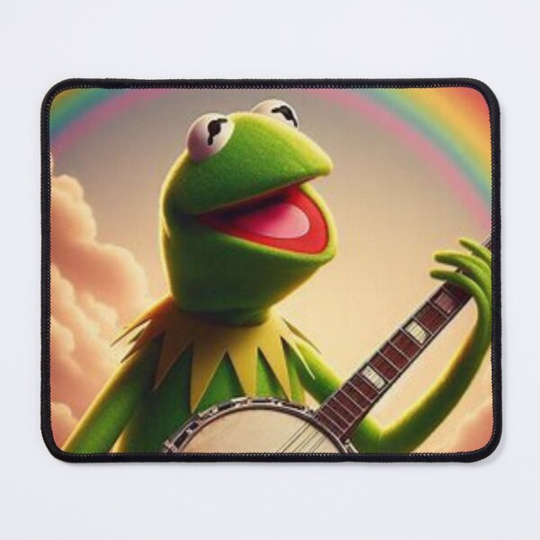 Item preview, Cute Kermit Rainbow Connection: A Journey through Muppetry" designed and sold by Obinne.