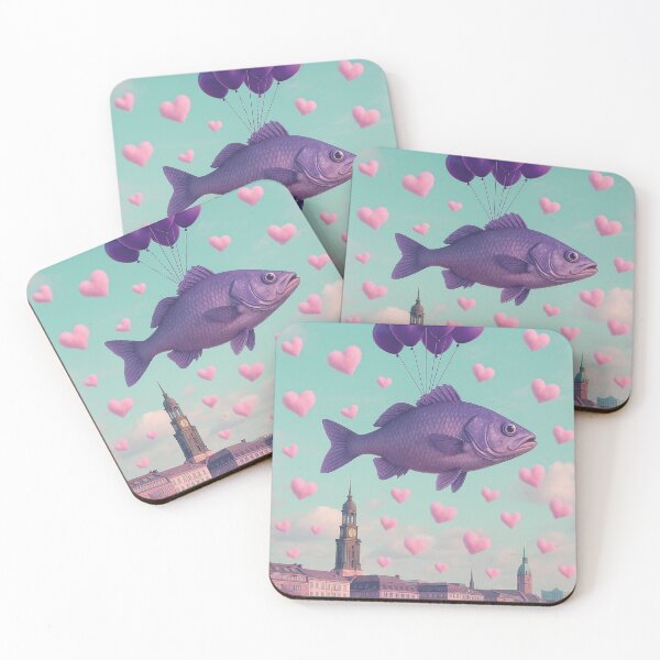 Item preview, Flying fish over Hamburg designed and sold by Mauswohn.