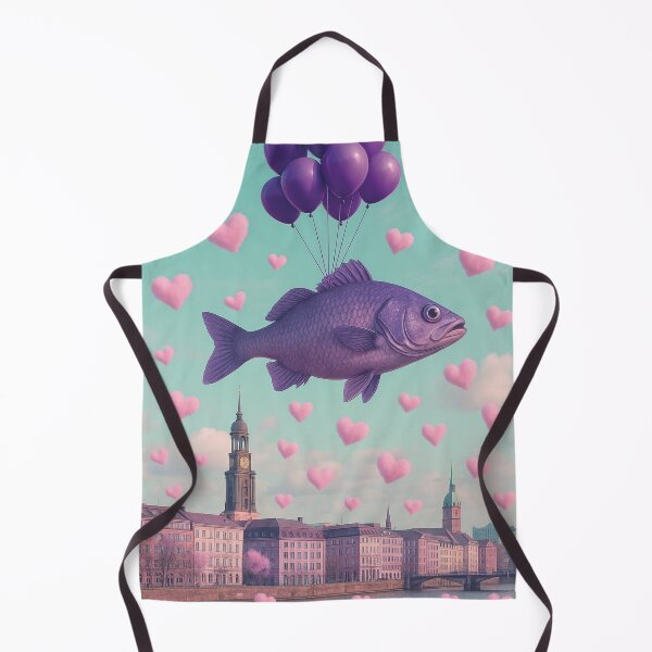Item preview, Flying fish over Hamburg designed and sold by Mauswohn.
