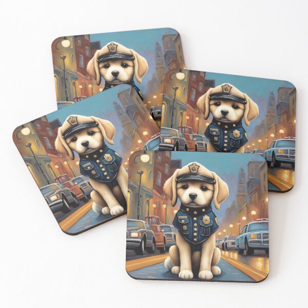 Item preview, Puppy as a policeman designed and sold by Colin Bentham.