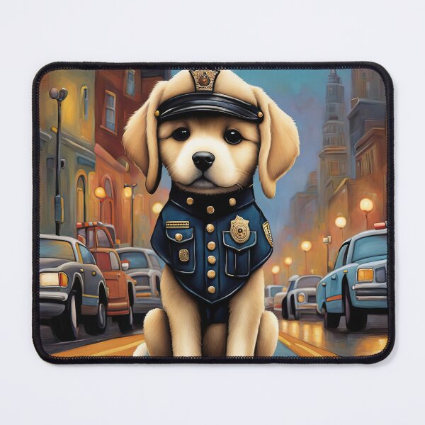 Item preview, Puppy as a policeman designed and sold by Colin Bentham.