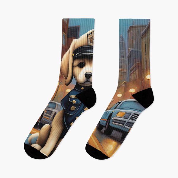 Item preview, Puppy as a policeman designed and sold by Colin Bentham.