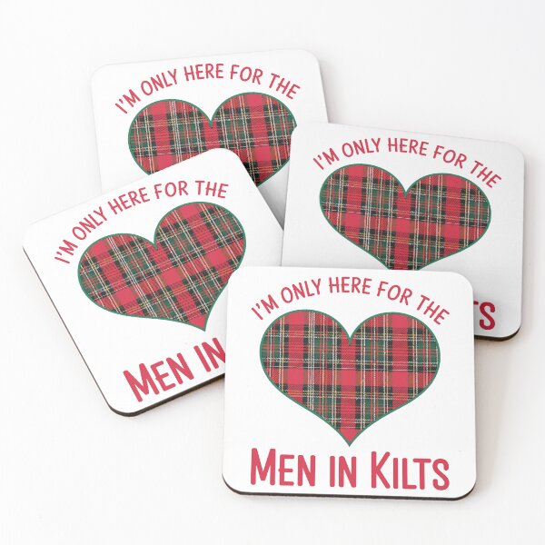 Item preview, I'm Only Here For The Men In Kilts designed and sold by Angry Swan Designs.