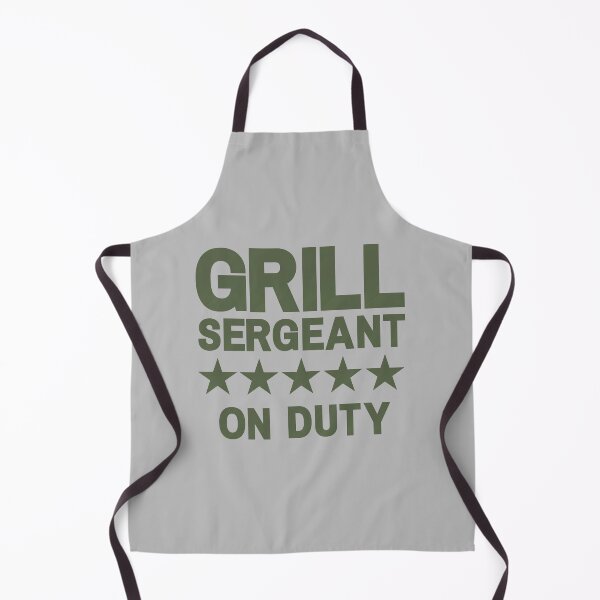 Item preview, Grill sergeant on duty  designed and sold by FulcrumShop.