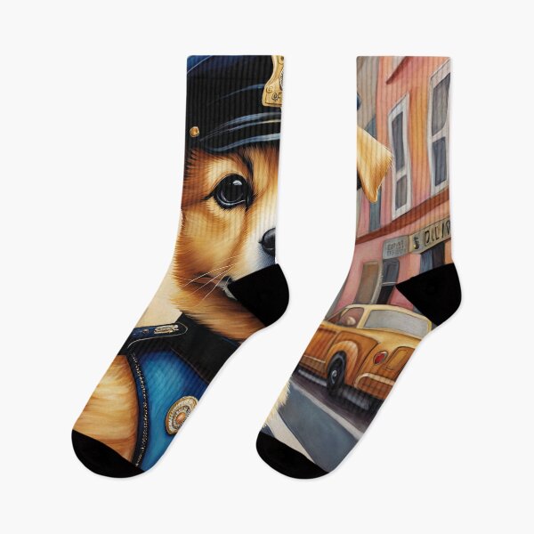 Item preview, Puppy as a policeman designed and sold by Colin Bentham.