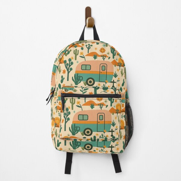 Item preview, Retro Desert Escape - Cactus RV Sun Mountains  designed and sold by holu_designs.