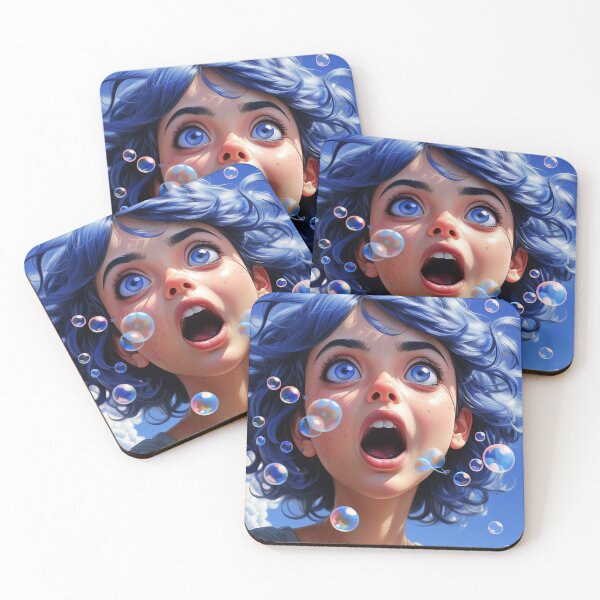 Item preview, Blue-Haired Girl designed and sold by Bunmigraphics .