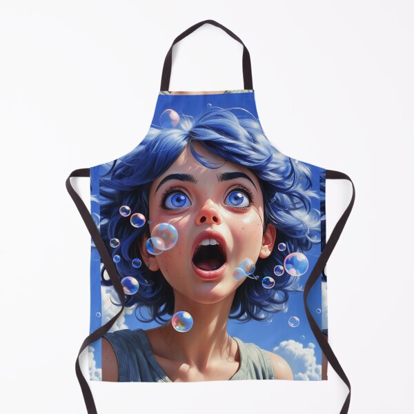 Item preview, Blue-Haired Girl designed and sold by Bunmigraphics .