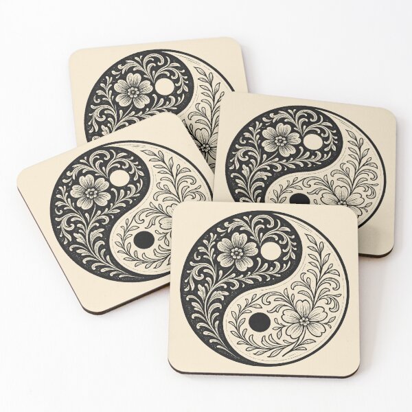 Item preview, Yin Yang Blooming Flowers  designed and sold by Daniel Watts.