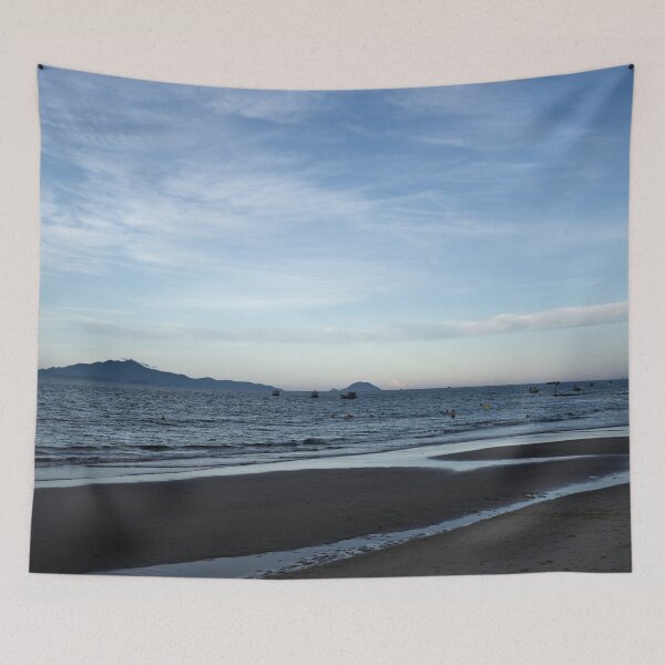 Item preview, Vietnamese beach at blue hour designed and sold by franck380.