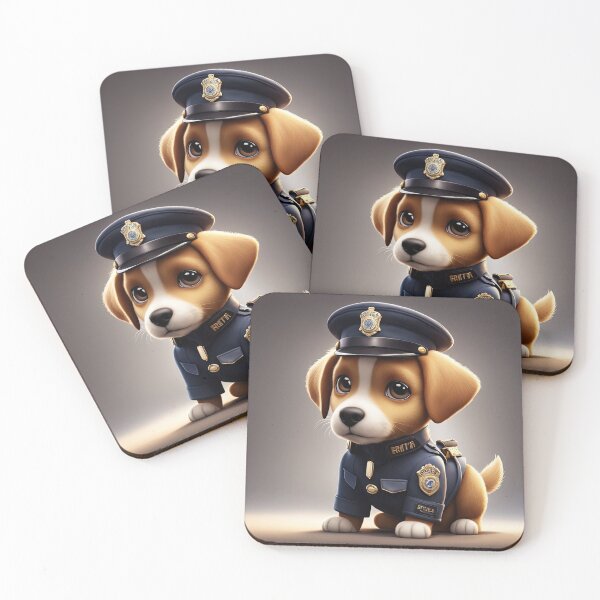 Item preview, Puppy as a policeman designed and sold by Colin Bentham.