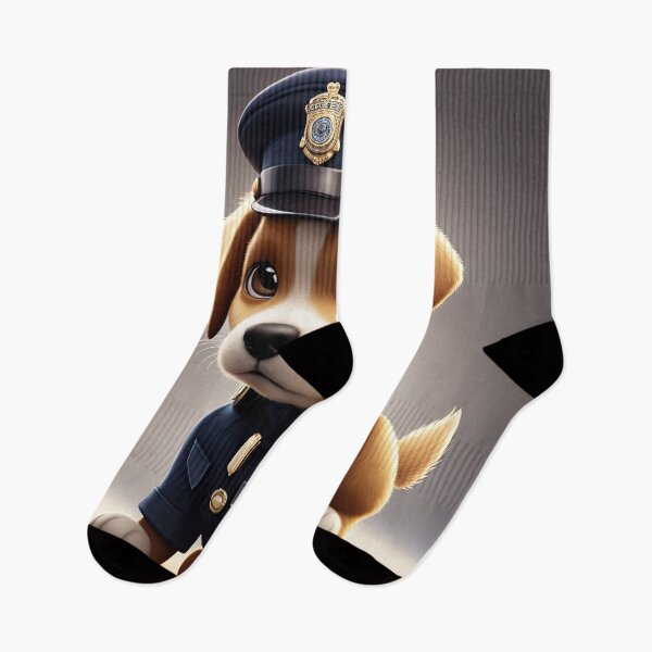 Item preview, Puppy as a policeman designed and sold by Colin Bentham.
