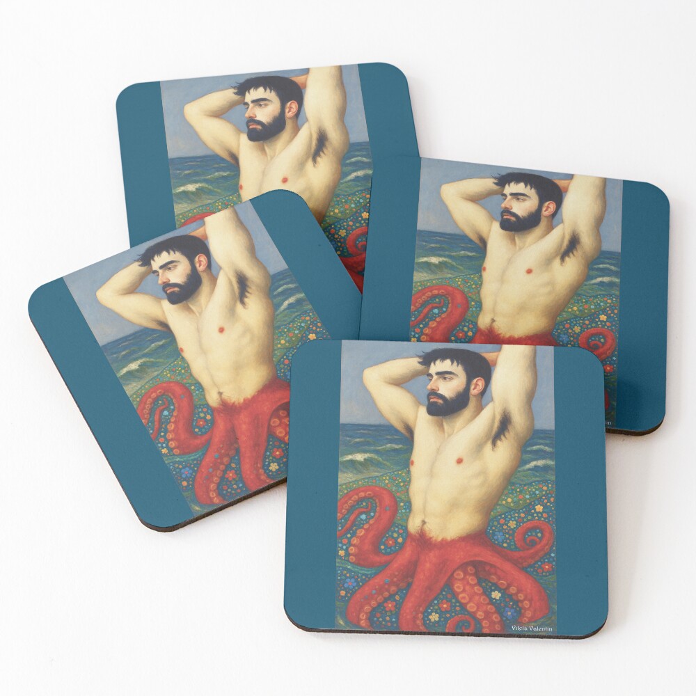 Item preview, Coasters (Set of 4) designed and sold by vilelavalentin.