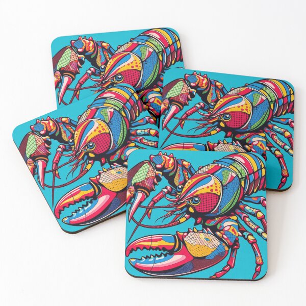 Item preview, colorful lobster designed and sold by Dogandesighn.