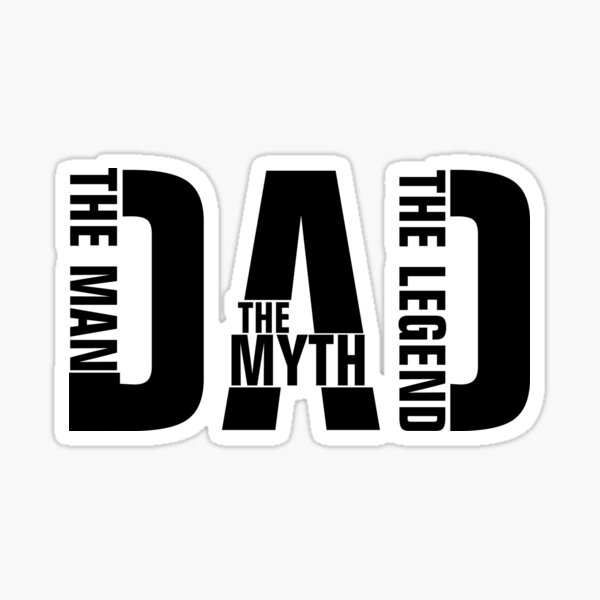 Item preview, Dad The Man The Myth The Legend designed and sold by Ricaso.
