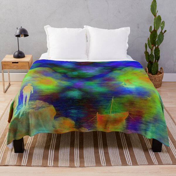 Item preview, Sailboats at sea in colorful surroundings designed and sold by Sigtrix.