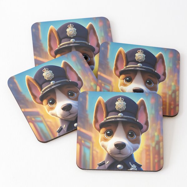 Item preview, Puppy as a policeman designed and sold by Colin Bentham.