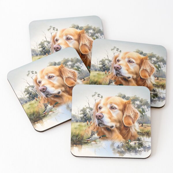 Item preview, Golden Retriever, Duck hunting , Art designed and sold by TammyHunterArt.