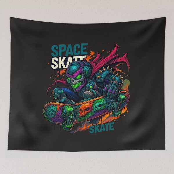 Item preview, Cosmic Skate: Neon Space Rebel designed and sold by Thaivi Design.