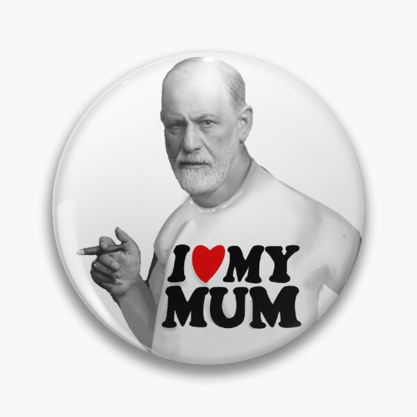 Item preview, I heart my mum Freud  designed and sold by freudianflip.