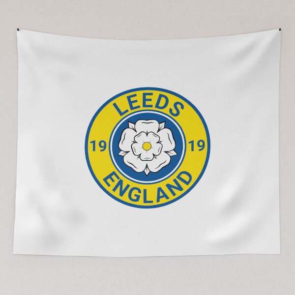 Item preview, Leeds England white rose designed and sold by VRedBaller.