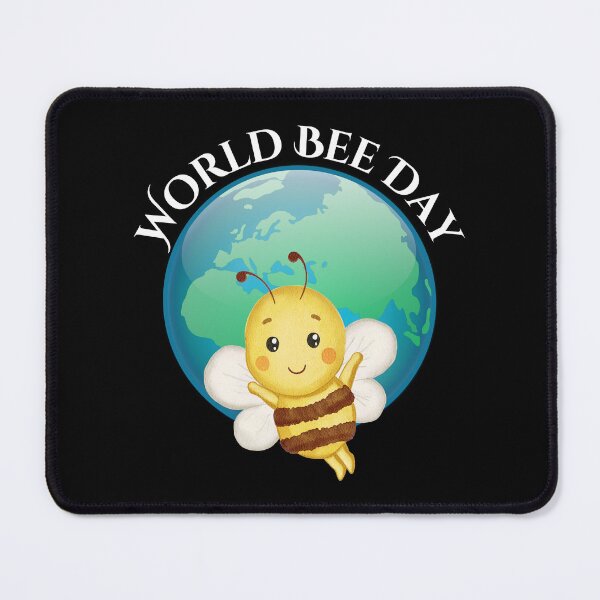 Item preview, Copy of World Bee Day (white text) designed and sold by ClickATee Store .