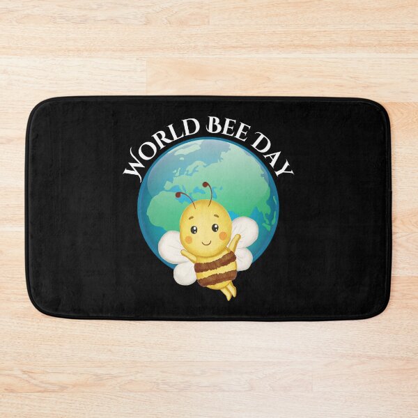Item preview, Copy of World Bee Day (white text) designed and sold by ClickATee Store .