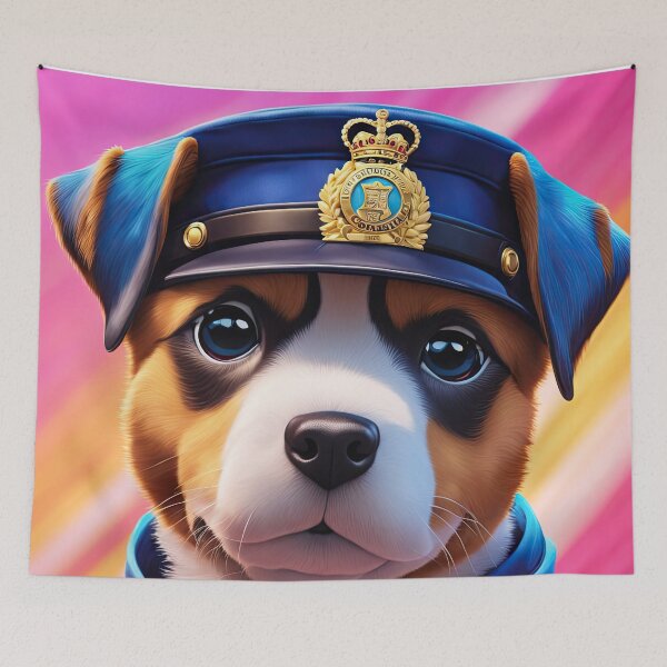 Item preview, Puppy as a policeman designed and sold by Colin Bentham.