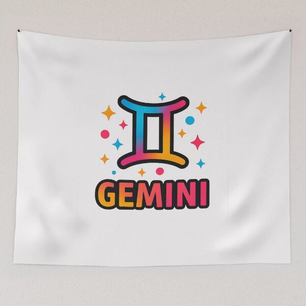 Item preview, Gemini Zodiac Sign – Colorful & Expressive Star Sign Art  designed and sold by sifo2024.