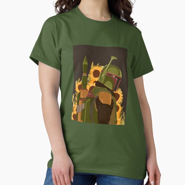Vista previa del artículo con la obra «Boba Fett de girasol», diseñado y vendido por Raya Z.